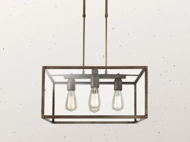 LONDON 205.05 - Iron pendant lamp _ Il Fanale